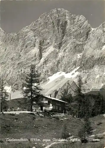 AK / Ansichtskarte Dachstein_Gebirge Tuerlwandhuette  Dachstein_Gebirge