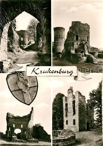 AK / Ansichtskarte Helmarshausen Krukenburg Helmarshausen