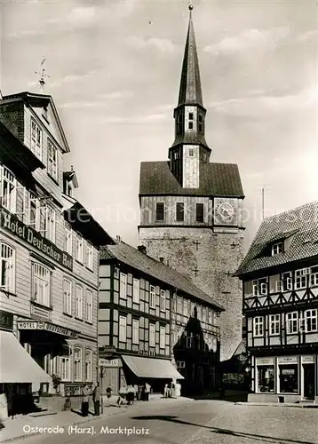 AK / Ansichtskarte Osterode_Harz Marktplatz Osterode_Harz