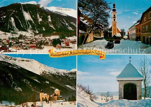 AK / Ansichtskarte Mauterndorf mit Grosseck Marktplatz Schloss Evangelikreuz Mauterndorf