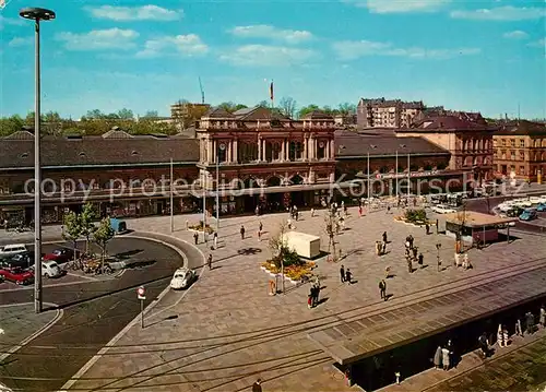 AK / Ansichtskarte Mainz_Rhein Hauptbahnhof Mainz Rhein