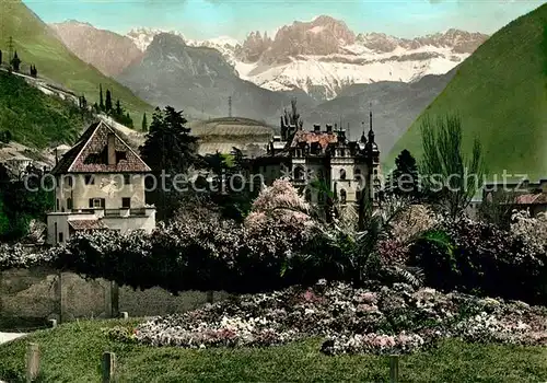 AK / Ansichtskarte Bozen_Suedtirol mit Rosengarten Bozen Suedtirol