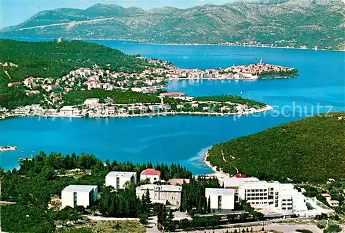 AK / Ansichtskarte Korcula Panorama Kueste Korcula