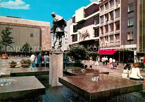 AK / Ansichtskarte Dortmund Markt Denkmal Wasserspiele Dortmund