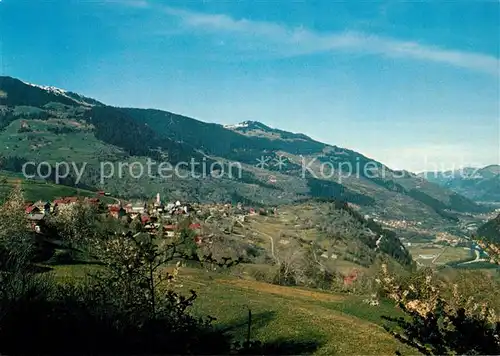 AK / Ansichtskarte Vuorz_Waltensburg_Graubuenden Panorama Vuorz_Waltensburg