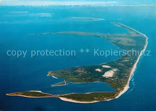 AK / Ansichtskarte Insel_Sylt Nordseeinsel vom Norden gesehen Fliegeraufnahme Insel_Sylt