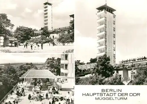 AK / Ansichtskarte Berlin Mueggelturm Terrasse Berlin