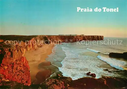 AK / Ansichtskarte Sagres_Algarve Praia do Tonel Steilkueste Sagres Algarve