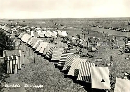 AK / Ansichtskarte Viserbella_di_Rimini La Spiaggia Viserbella_di_Rimini