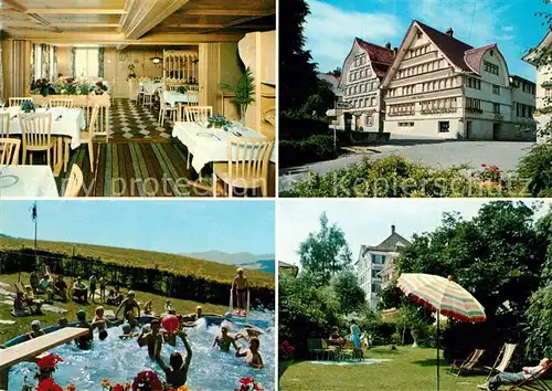 AK / Ansichtskarte Hemberg_SG Hotel Metzgerei Loewen Hemberg_SG