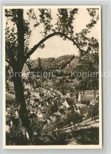 AK / Ansichtskarte Wiesensteig Panorama Kirche Wiesensteig