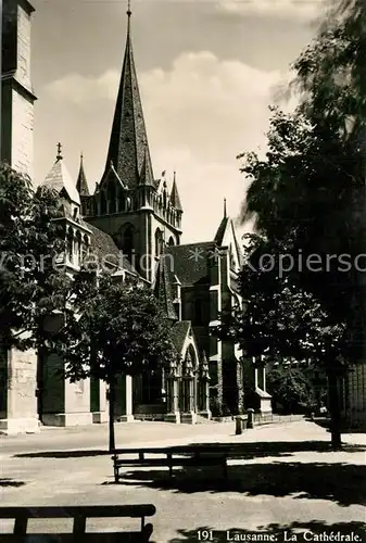 AK / Ansichtskarte Lausanne_VD Cathedrale Lausanne VD