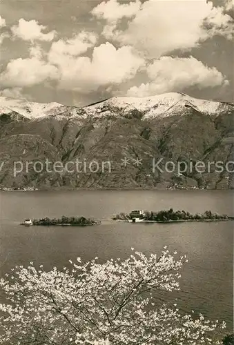 AK / Ansichtskarte Lago_Maggiore mit Inseln Lago Maggiore