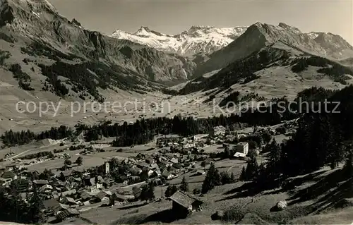 AK / Ansichtskarte Adelboden mit Steghorn Wildstrubel Fizer Adelboden