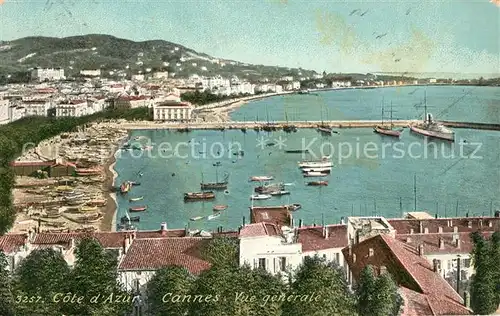 AK / Ansichtskarte Cannes_Alpes Maritimes Strand Boote Cannes Alpes Maritimes