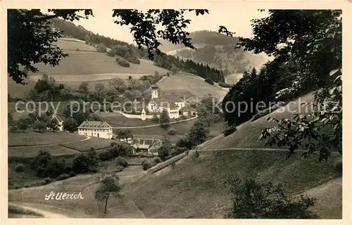 AK / Ansichtskarte St_Ulrich_Schwarzwald Panorama St_Ulrich_Schwarzwald