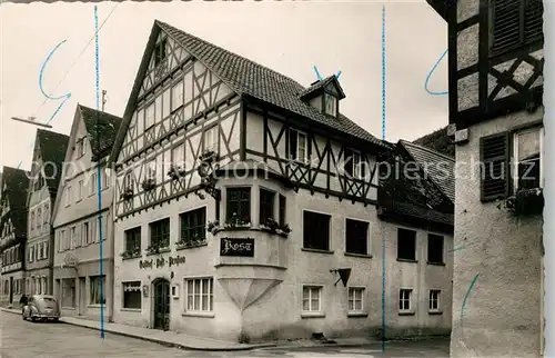 AK / Ansichtskarte Wiesensteig Gasthaus Post Wiesensteig