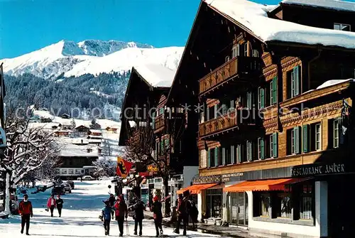 AK / Ansichtskarte Lenk_Simmental Dorfstrasse Lenk Simmental