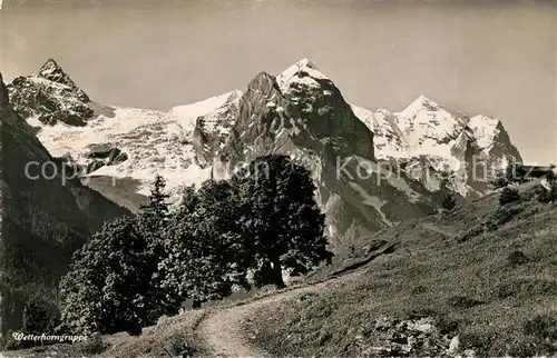 AK / Ansichtskarte Wetterhorn_Lauterbrunnen Gipfelblick Wetterhorn_Lauterbrunnen