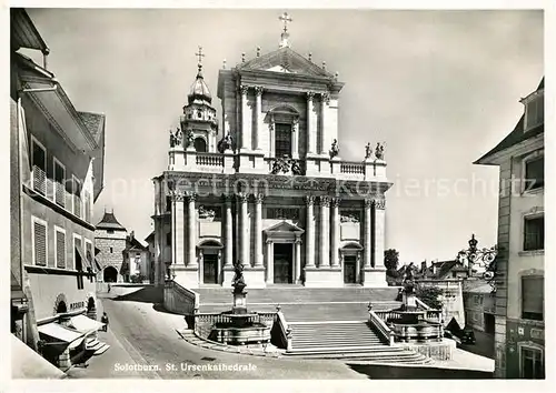 AK / Ansichtskarte Solothurn St Ursenkathedrale Solothurn