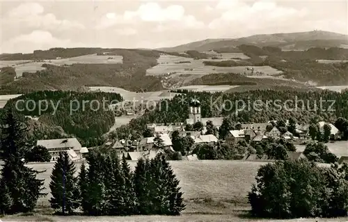 AK / Ansichtskarte St_Maergen Kirche Panorama Feldberg St_Maergen