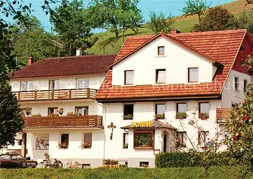 AK / Ansichtskarte Oberwinden_Elztal Gasthaus Sonne Oberwinden Elztal