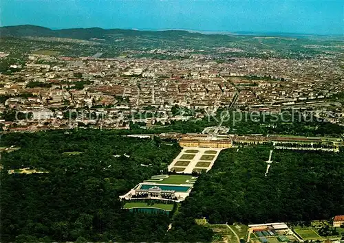 AK / Ansichtskarte Wien Schloss Schoenbrunn Fliegeraufnahme Wien