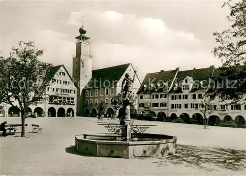 AK / Ansichtskarte Freudenstadt Marktplatz Rathaus Freudenstadt