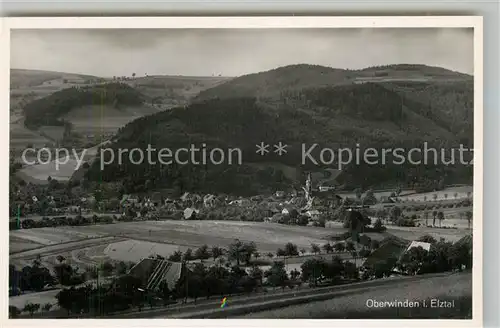 AK / Ansichtskarte Oberwinden_Elztal Panorama Kirche Oberwinden Elztal