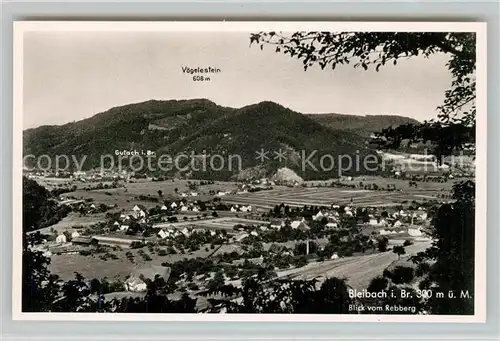 AK / Ansichtskarte Bleibach Panorama Voegelestein Gutach Bleibach