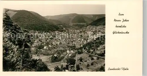 AK / Ansichtskarte Lambrecht Panorama Neujahrskarte Lambrecht