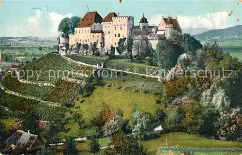 AK / Ansichtskarte Lenzburg_AG Burg Lenzburg AG