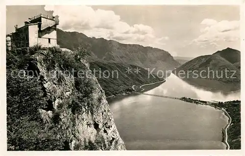 AK / Ansichtskarte Lugano_TI Monte S. Salvatore Vetta Lugano_TI