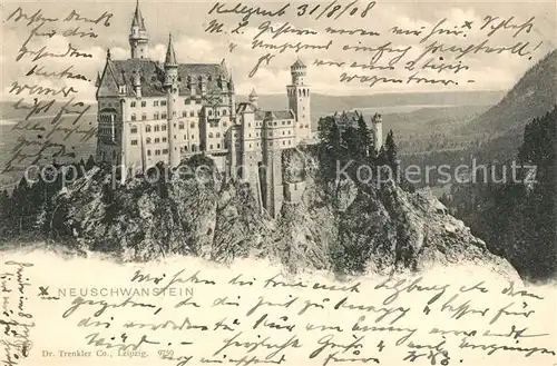 AK / Ansichtskarte Hohenschwangau Schloss Neuschwanstein Hohenschwangau