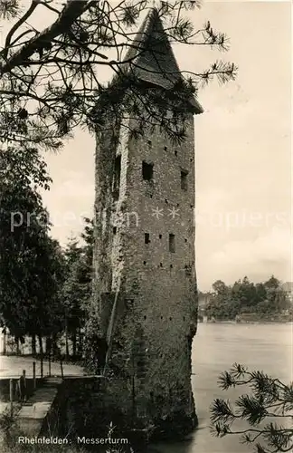 AK / Ansichtskarte Rheinfelden_AG Messerturm am Rhein Bromsilber Rheinfelden AG