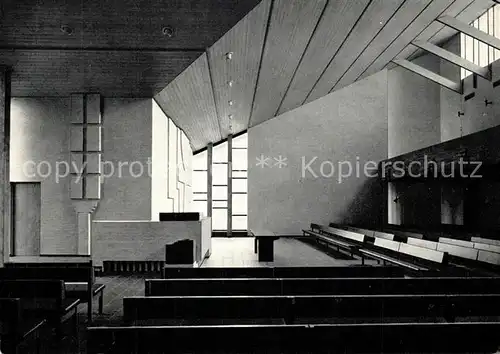 AK / Ansichtskarte Basel_BS Tituskirche Innenansicht Basel_BS