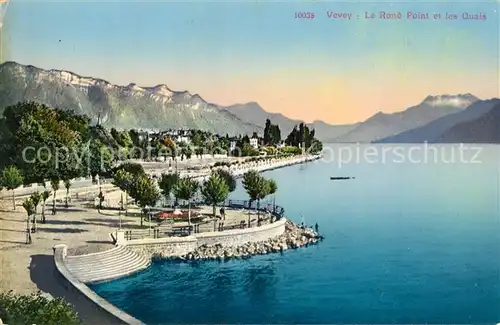 AK / Ansichtskarte Vevey_VD Rond Point les Quais Vevey_VD