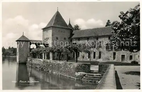 AK / Ansichtskarte Rolle_Vaud Le Chateau Rolle_Vaud