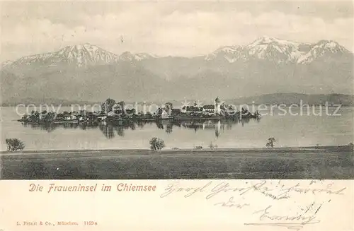 AK / Ansichtskarte Chiemsee Die Fraueninsel Chiemsee