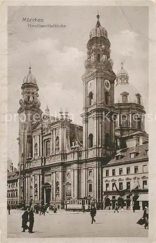 AK / Ansichtskarte Muenchen Theatiner Hofkirche Muenchen