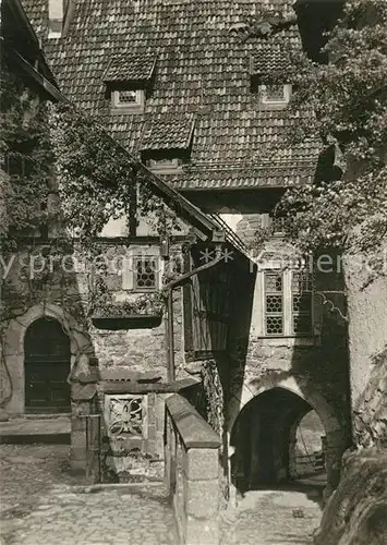 AK / Ansichtskarte Wartburg_Eisenach Torhalle Ritterhaus  Wartburg Eisenach