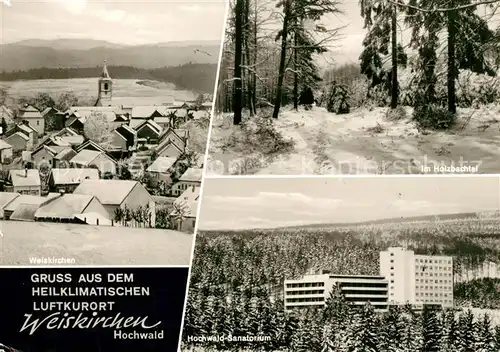 AK / Ansichtskarte Weiskirchen_Saar Hochwald Sanatorium Holzbachtal  Weiskirchen Saar