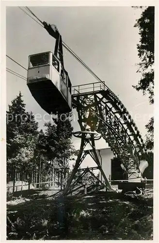 AK / Ansichtskarte Freiburg_Breisgau Schauinsland Schwebebahn Talstation Freiburg Breisgau