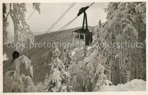 AK / Ansichtskarte Freiburg_Breisgau Schwebebahn auf den Schauinsland Freiburg Breisgau