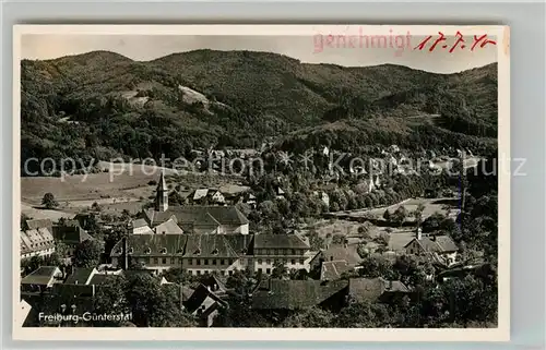 AK / Ansichtskarte Guenterstal_Freiburg Panorama Guenterstal_Freiburg