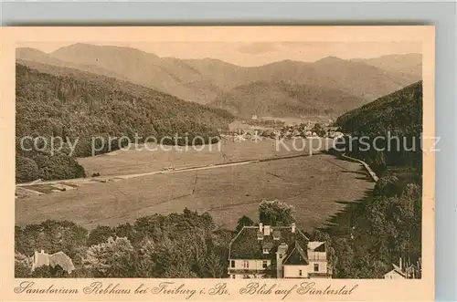 AK / Ansichtskarte Guenterstal_Freiburg Sanatorium Rebhaus Guenterstal_Freiburg