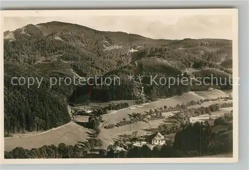 AK / Ansichtskarte Freiburg_Breisgau Schwebebahn auf den Schauinsland Freiburg Breisgau