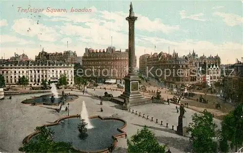 AK / Ansichtskarte London Trafalgar Square London