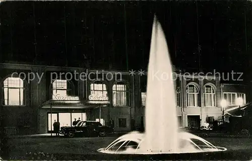 AK / Ansichtskarte Bad_Neuenahr Ahrweiler Kurhaus bei Nacht Springbrunnen Bad_Neuenahr Ahrweiler