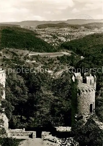 AK / Ansichtskarte Heppenheim_Bergstrasse Starkenburg Kirschhausen  Heppenheim_Bergstrasse